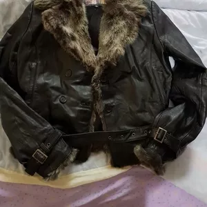 куртка кожаная женская